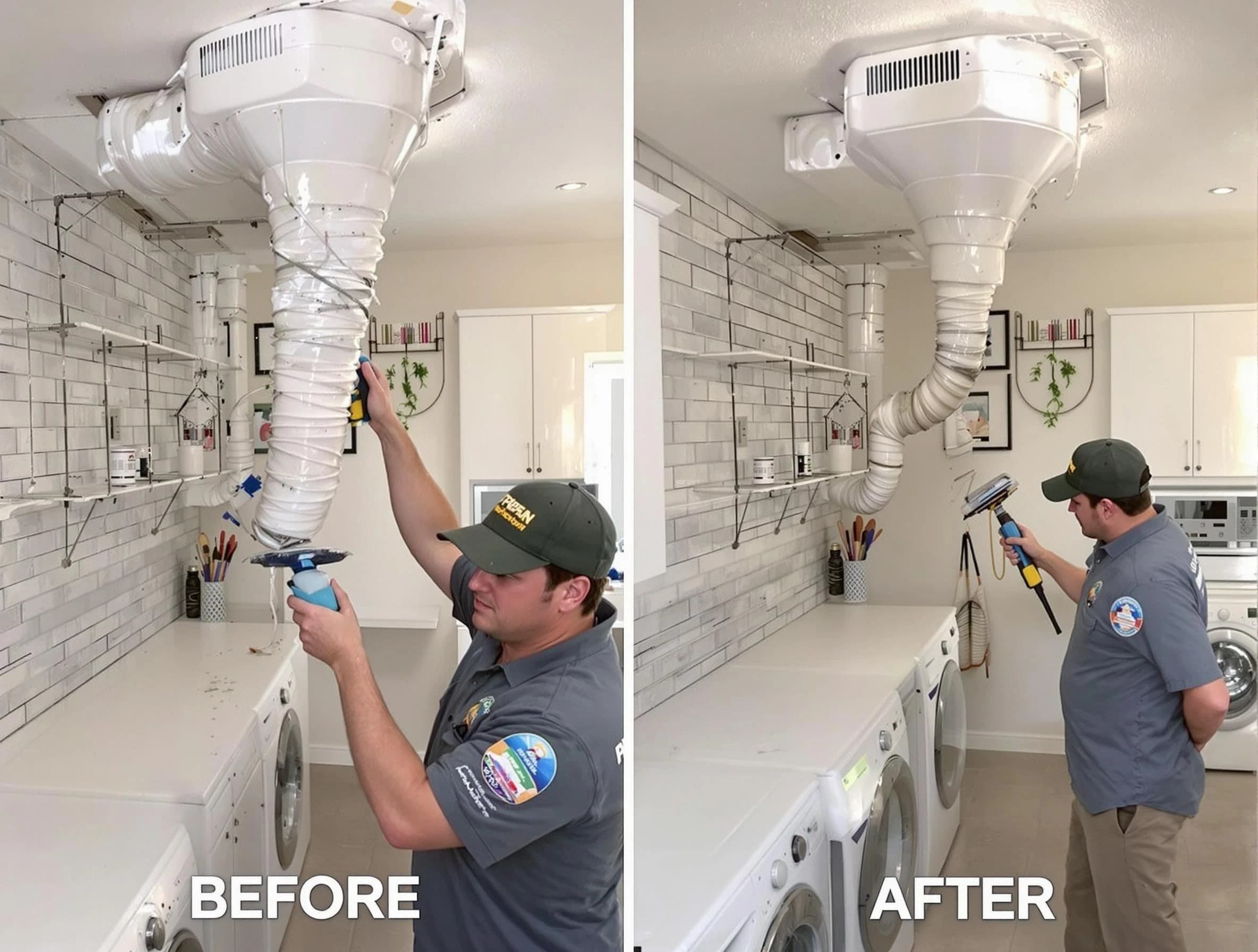 Professional dryer exhaust vent cleaning by Marshfield Dryer Vent Cleaning in Marshfield