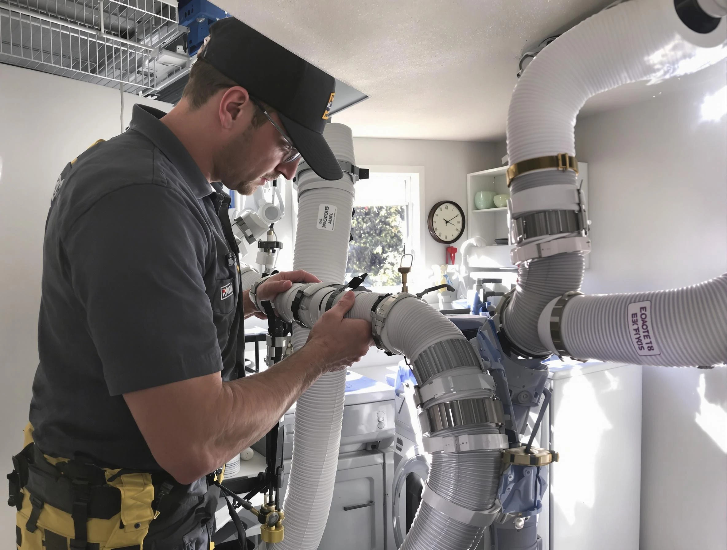 Dryer Vent Hose Installation in Marshfield