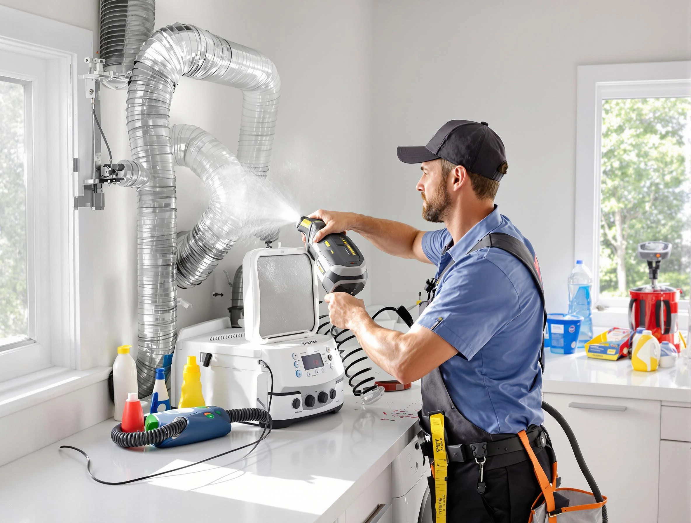 Residential Dryer Vent Cleaning in Marshfield
