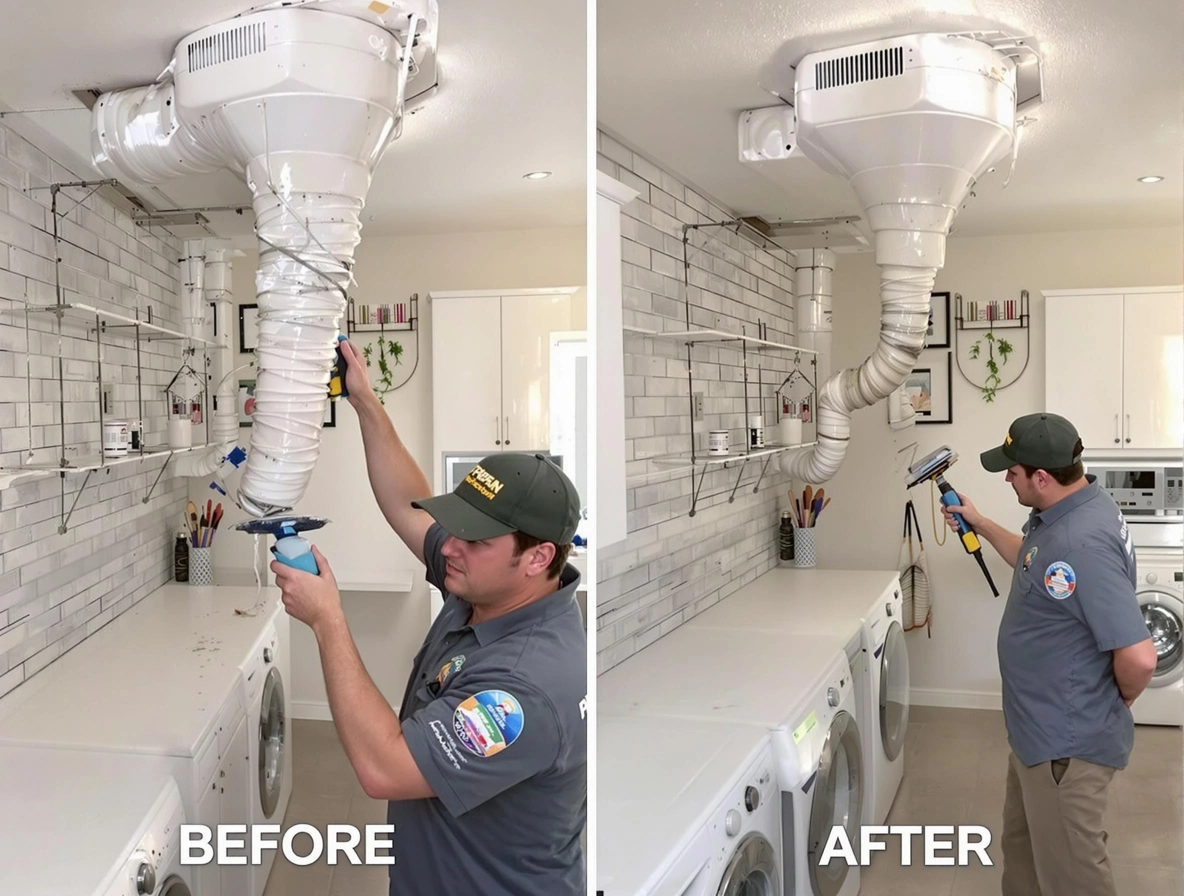 Professional dryer exhaust vent cleaning by Marshfield Dryer Vent Cleaning in Marshfield
